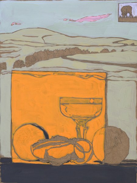 Vie suspendue VIII - 30x40 - tempera